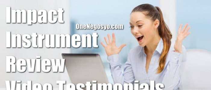 Impact Instrument Review Video Testimonials